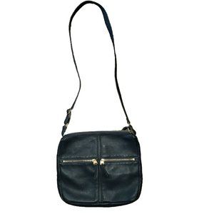 Women’s Leather Crossbody Bag FOSSIL Black Adjustable‎ Strap